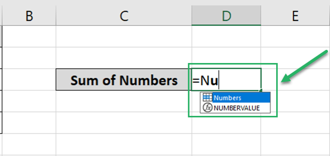 Excel drop-down list of names