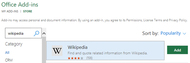 Excel Add ins - Wikipedia