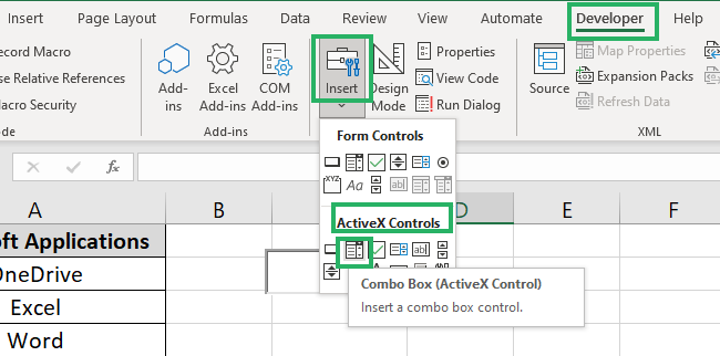  Launching ActiveX controls