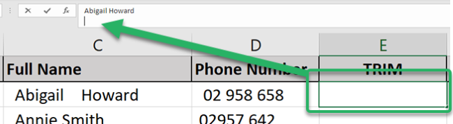 Even trimmed values still contains line breaks