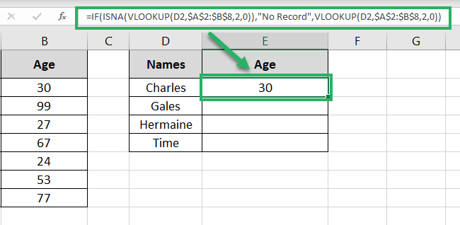 16 function returns The function returns the age