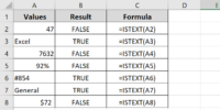 How to Use the Excel Functions ISNUMBER, ISTEXT and ISNONTEXT
