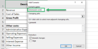 How to Use the Scenario Manager in Excel