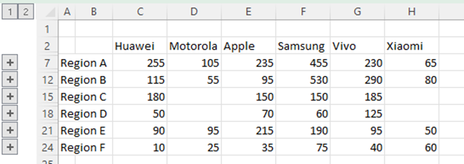 17 summary file Summary of the Excel file.