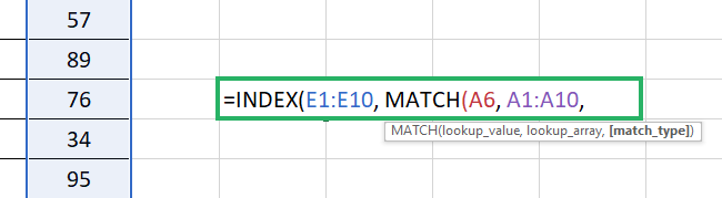 Lookup array value 