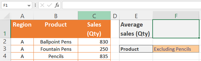 Example 5 - data set - Microsoft Excel