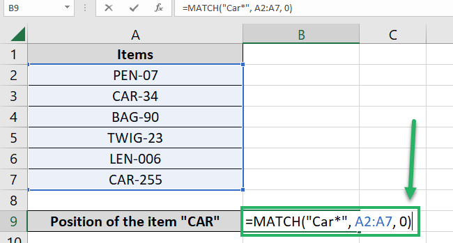 Setting the match_type to 0