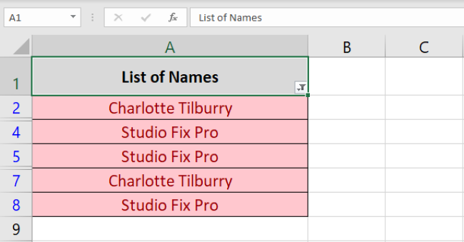 Remove duplicate rows