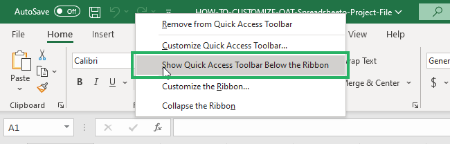 keyboard shortcut