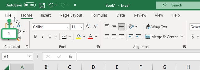 enable Excel dark mode