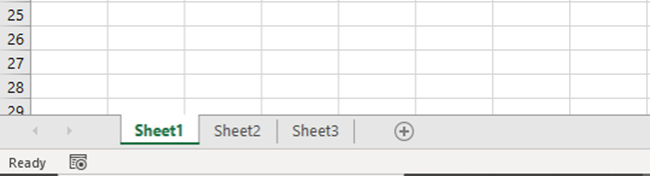 Sheet tabs in Excel