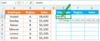 Excel SORT Function: Sort Excel Data Using a Formula