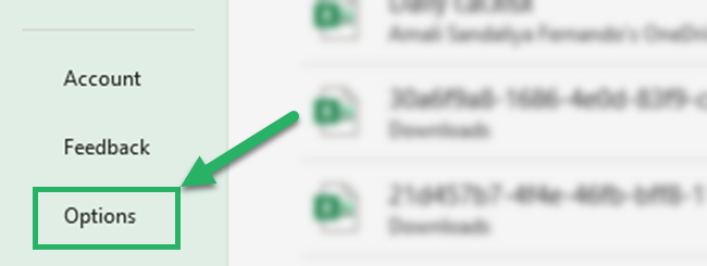 07 options tab Select options.