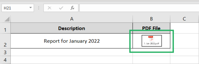 PDF icon in portable document format