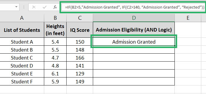 14 hit enter The IF function runs the OR logic