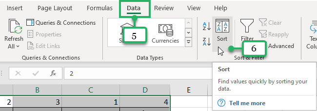 sort multiple rows