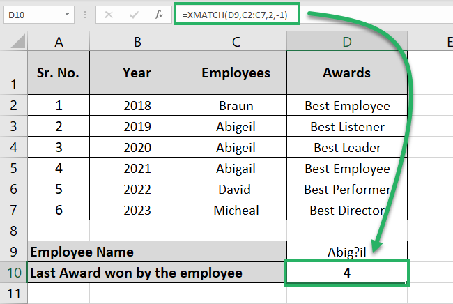 How To Use The Xmatch Function In Excel