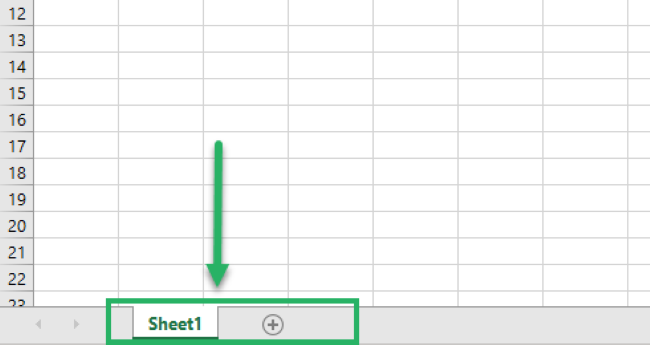 18 unhide sheets Sheets 2, 3, and 4 hidden