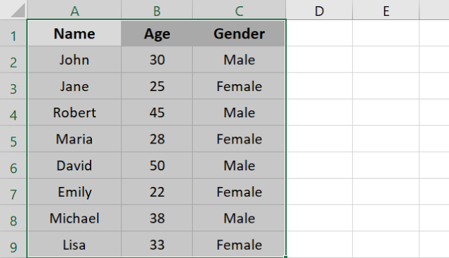 Select custom border range to draw border grid 