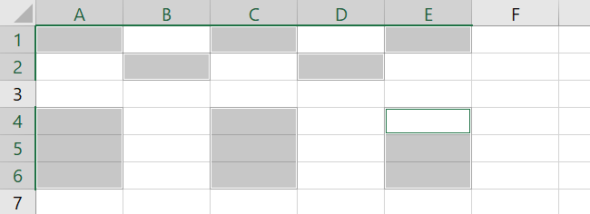 02 select non adjacent 02 selecting non adjacent cells or ranges using CTRL key