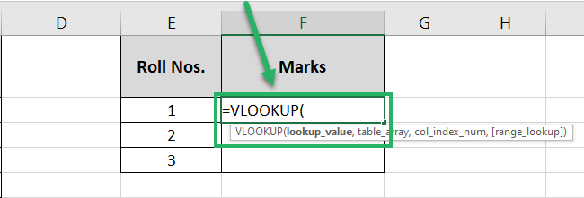 The VLOOKUP worksheet function