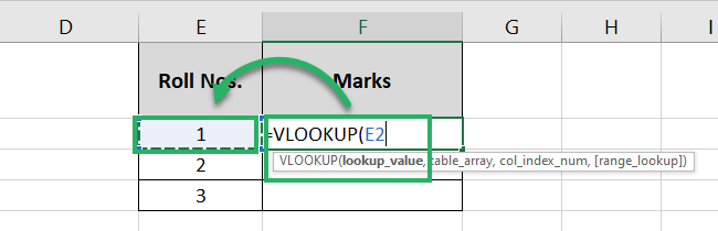 The lookup value