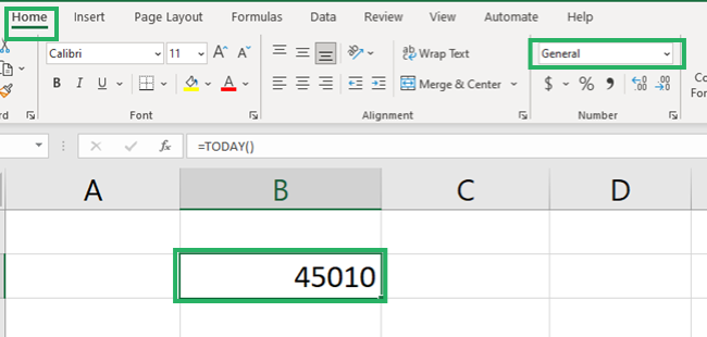 Number formats