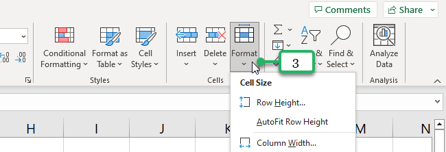 06 - format button in cells group