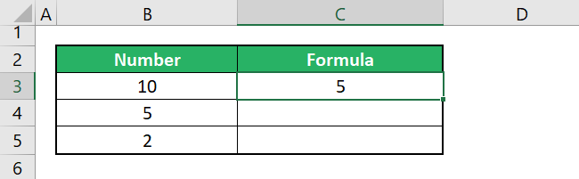 09 press enter to divide two numbers