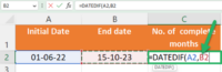 Excel DATEDIF Function: Find Difference Between Dates (2024)
