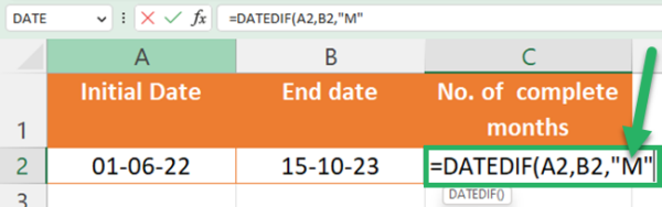 Excel DATEDIF Function: Find Difference Between Dates (2024)