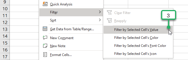 15 - filter in Excel