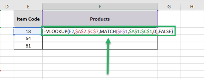 Nesting MATCH into VLOOKUP