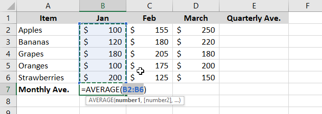 24 - select cells in the column