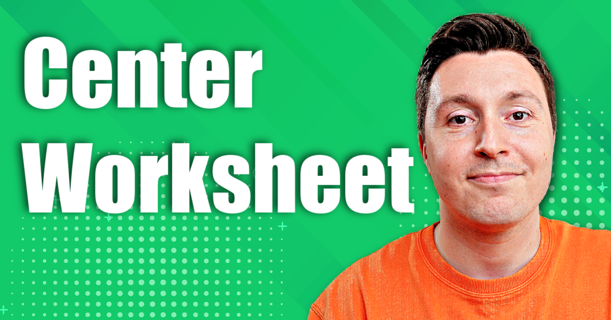How To Center A Worksheet Horizontally In Excel 2024 Guide 4378