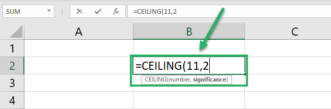 Ceiling function for same airthmetic number