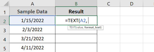 03 enter text value Enter the cell reference for Text formula - choose function
