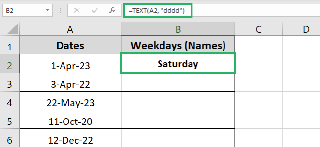 Day of Week in Excel: WEEKDAY Function Explained (2023)
