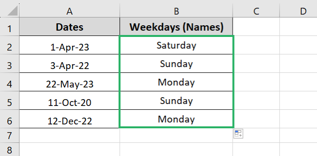 11 click fill handle Use Fill Handle to copy paste formula