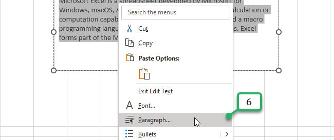 11 click paragraph