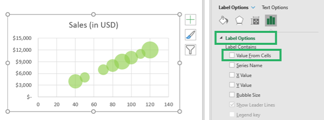 Checking the option Value from Cells