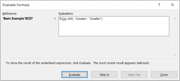 How to Use the "Evaluate Formula" Feature in Excel