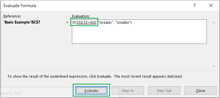 conditional Formulas step by step