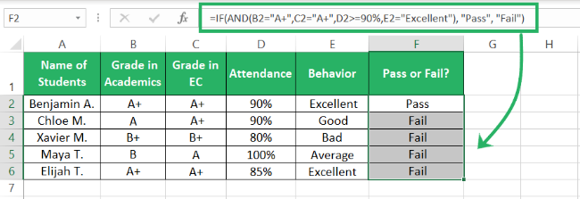 IF AND function with multiple criteria