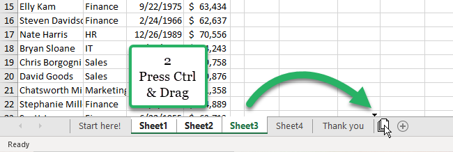 copy multiple sheets