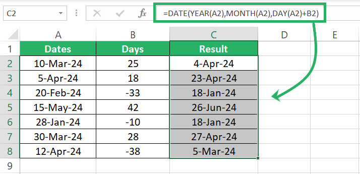 due date for the whole list