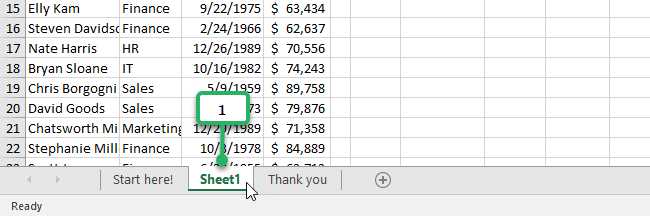 copy Excel sheet