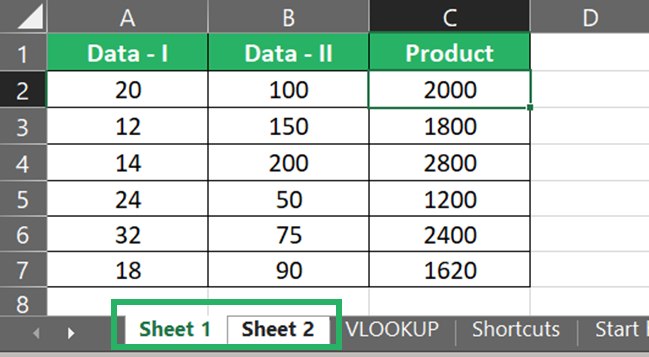 Grouping multiple sheets