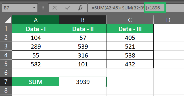 Replaced by calculated value
