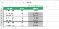 Add Days to Date Using an Excel Formula (Easily)